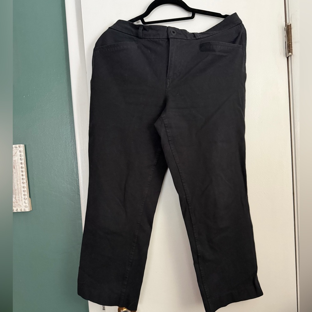 Black Cropped Pants